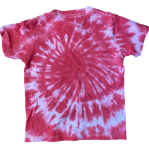 Kids Pink Spiral Tie Dye Shirt