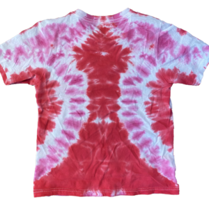 Pink and Red Heart Tie Dye Shirt