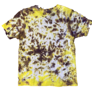 Yellow and Purple Scrunch Shirt