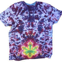Psychedelic Cannabis Tie Dye Shirt
