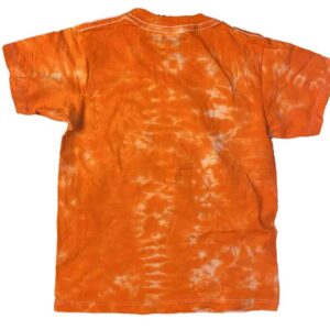 Orange Scrunch Tie Dye Shirt