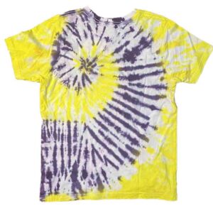 Yellow and Purple Swirl Laker Shirt.